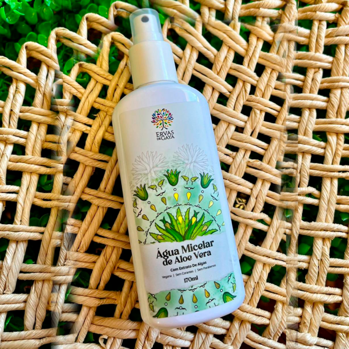 Água Micelar de Aloe Vera